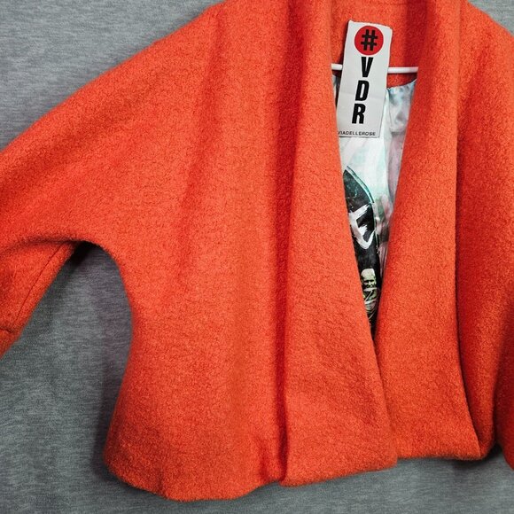 VIADELLEROSE VS20-7033 Women's Orange Mint Jacket Size 1 - Picture 5 of 15